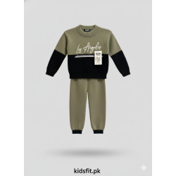 Boys' "Los Angeles" Two-Tone Plush Fleece Set. Boys' "Los Angeles" Two-Tone Plush Fleece Set.