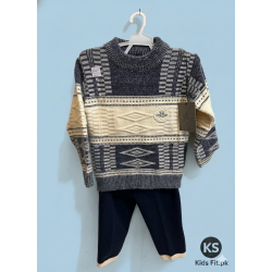 Kids' Peach Winter Vest Set